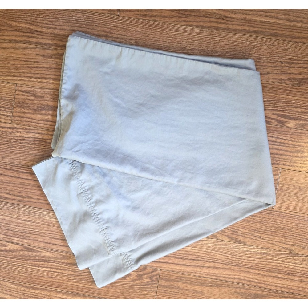 Sleep Number Pillowcases King Size (2) Gray Color Sateen Cotton Lyocell Soft EUC